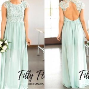 Open back maxi dress